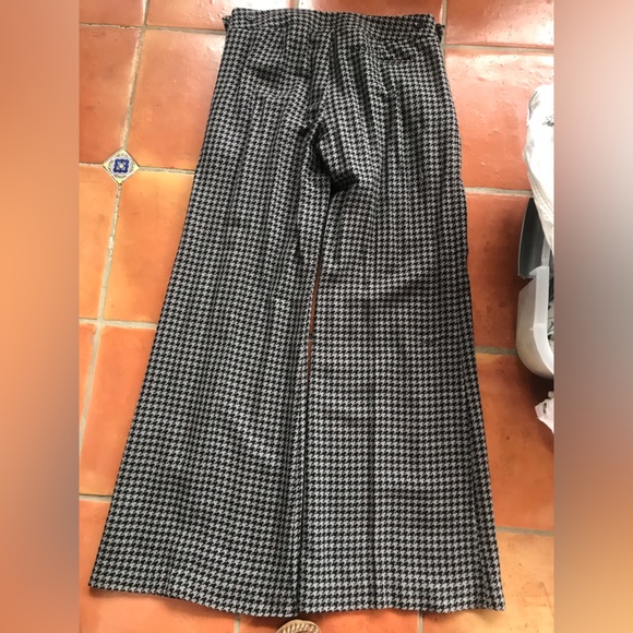 Club Monaco Herringbone Wide Leg Pants - Picture 2 of 3